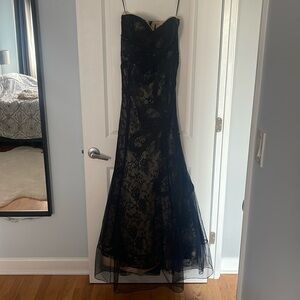 Black evening gown